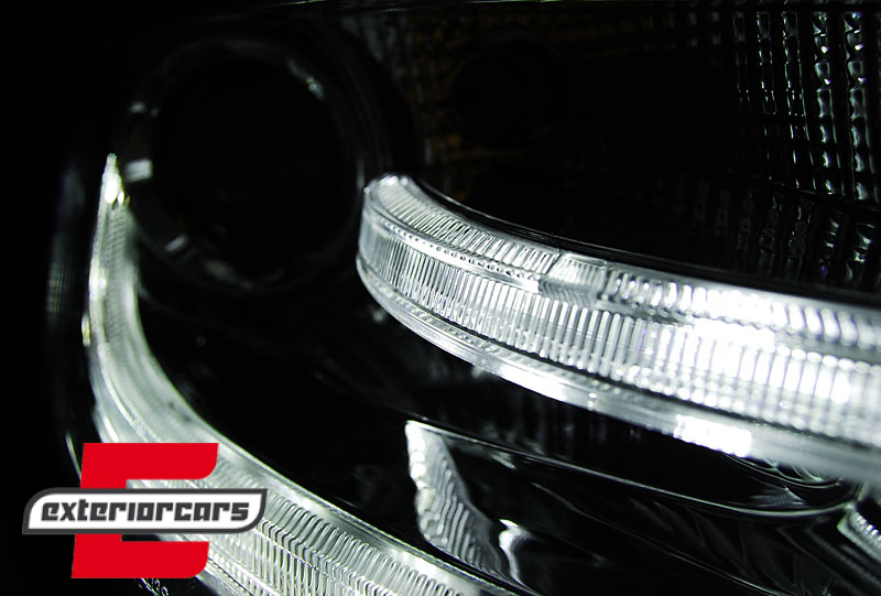 Prednja svjetla LED DRL Facelift Xenon look (chrome) / Audi A4 B8 (2008-2011), LPAUC9