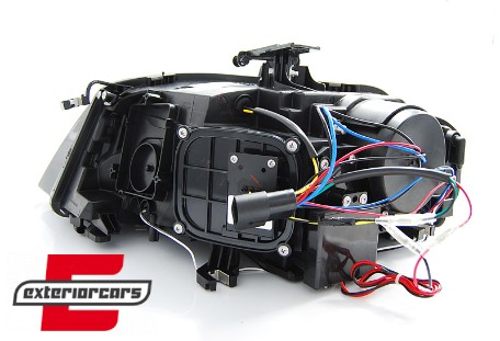 Prednja svjetla LED DRL Facelift Xenon look (chrome) / Audi A4 B8 (2008-2011), LPAUC9