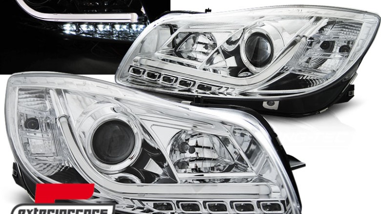 Prednja svjetla LED DRL Facelift Xenon look (chrome) / Opel Insignia (2008-2012), LPOP94