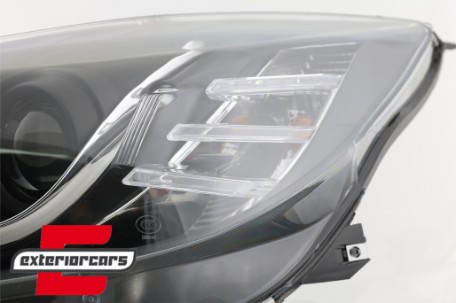 Prednja svjetla LED DRL Facelift Xenon look (crna) / Opel Insignia (2008-2012), LPOP95