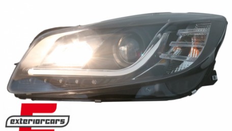 Prednja svjetla LED DRL Facelift Xenon look (crna) / Opel Insignia (2008-2012), LPOP95