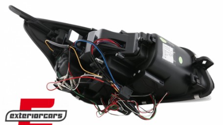 Prednja svjetla LED DRL Facelift Xenon look (crna) / Opel Insignia (2008-2012), LPOP95