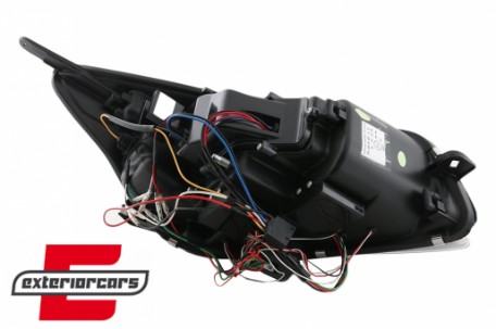 Prednja svjetla LED DRL Facelift Xenon look (crna) / Opel Insignia (2008-2012), LPOP95