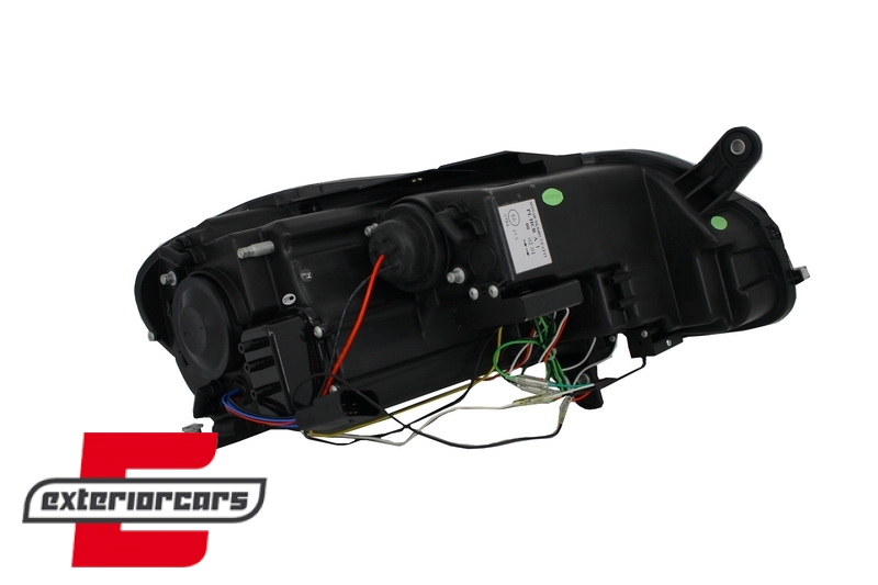 Prednja svjetla LED DRL LightBar (crna) / VW Volkswagen Passat B7 (2010-2014), LPVWI3