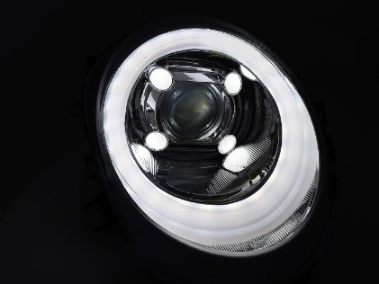 Prednja svjetla LED DRL (piano crna) / MINI COOPER F54 F55 F56 (2014-2017), LPMC25