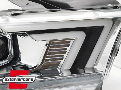 Prednja svjetla LED DRL SEQ žmigavci (chrome) / Dodge Durango (2010-2013), LPDO48