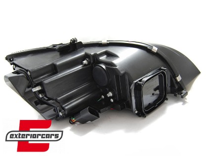 Prednja svjetla LED DRL SEQ žmigavci (crna) / Audi TT 8J (2006-2010), LPAUE1
