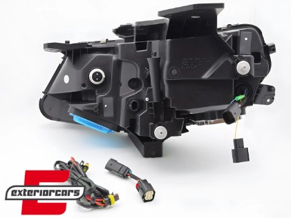Prednja svjetla LED DRL SEQ žmigavci (crna) / Chevrolet Camaro (2016-2018), LPCT17