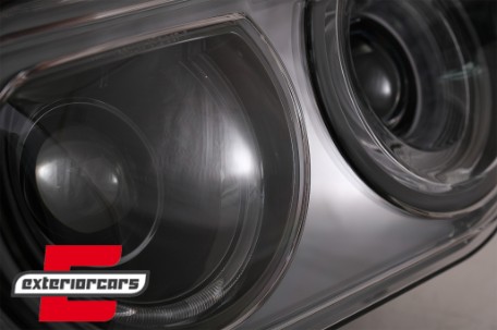 Prednja svjetla LED DRL SEQ žmigavci (crna) / Dodge Challenger (2008-2014), LPDO29