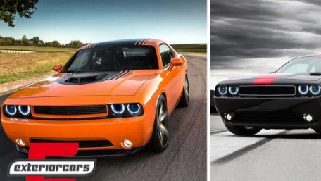 Prednja svjetla LED DRL SEQ žmigavci (crna) / Dodge Challenger (2008-2014), LPDO29