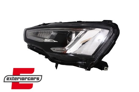 Prednja svjetla LED DRL SEQ žmigavci (crna) / Mitsubishi Lancer 8 (2007-2017), LPMI22