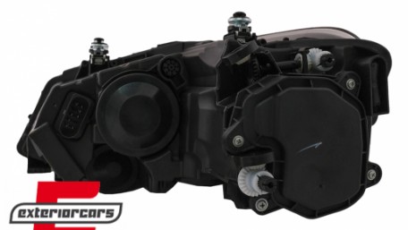 Prednja svjetla LED DRL SEQ žmigavci (crvena) / VW Polo Mk5 6R 6C (2009-2017), LPVX17
