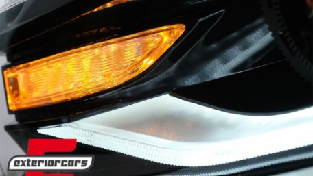 Prednja svjetla LED DRL SEQ žmigavci Facelift 2016 look (crna) / Chevrolet Camaro Mk5 Facelift (2013-2015), LPCT15