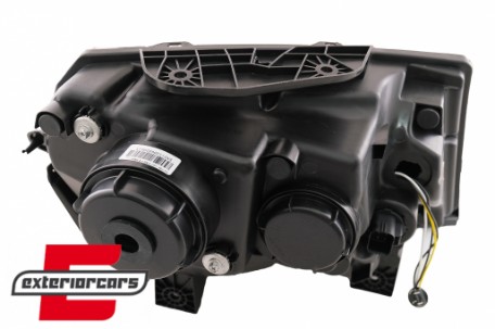 Prednja svjetla LED DRL SEQ žmigavci Facelift 2016 look (crna) / Chevrolet Camaro Mk5 Facelift (2013-2015), LPCT15