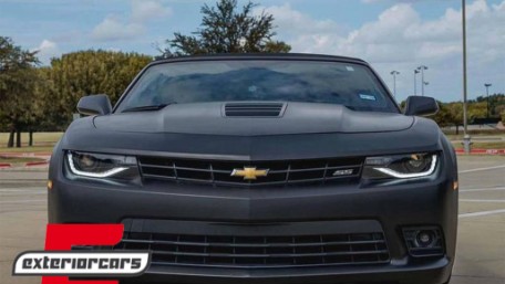 Prednja svjetla LED DRL SEQ žmigavci Facelift 2016 look (crna) / Chevrolet Camaro Mk5 Facelift (2013-2015), LPCT15