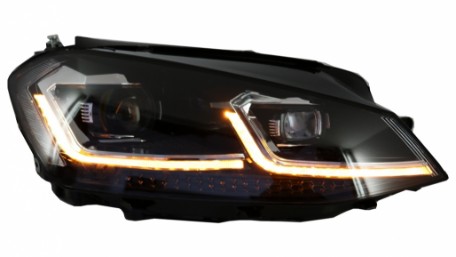 Prednja svjetla LED DRL SEQ žmigavci Facelift G7.5 R line look / VW Golf 7 VII (2012-2017), LPVX05
