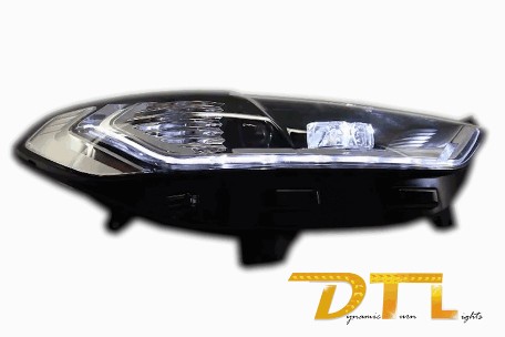 Prednja svjetla LED DRL SEQ žmigavci / Ford Mondeo MK5 (2014-2018), LPFOD6
