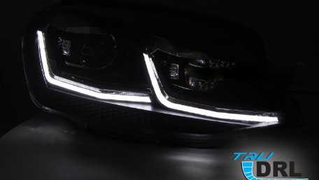 Prednja svjetla LED DRL SEQ žmigavci GTI look / / VW Golf 7.5 Facelift (2017-2019), LPVX29