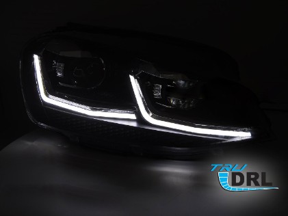Prednja svjetla LED DRL SEQ žmigavci R line look / / VW Golf 7.5 Facelift (2017-2019), LPVX28