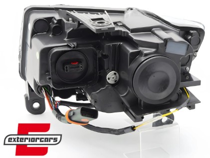 Prednja svjetla LED DRL SEQ žmigavci TubeLight dizajn XENON (crna) / Jeep Grand Cherokee WK2 Facelift (2014-2021), LPCH38