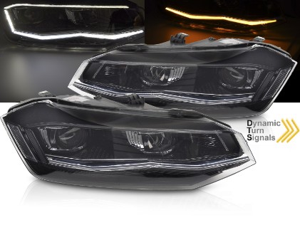 Prednja svjetla LED DRL SEQ žmigavci / VW Polo AW 2G (2018-2021), LPVX18