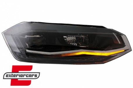 Prednja svjetla LED DRL SEQ žmigavci / VW Polo AW 2G (2018-2021), LPVX18