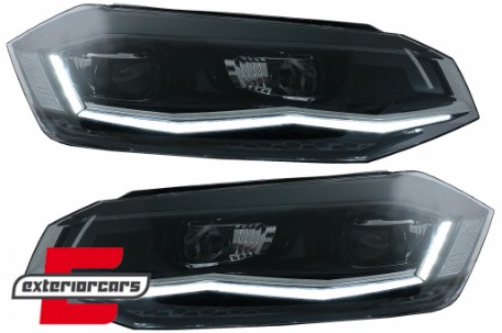 Prednja svjetla LED DRL SEQ žmigavci / VW Polo AW 2G (2018-2021), LPVX18