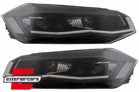 Prednja svjetla LED DRL SEQ žmigavci / VW Polo AW 2G (2018-2021), LPVX18