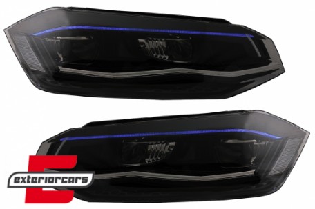 Prednja svjetla LED DRL SEQ žmigavci / VW Polo AW 2G (2018-2021), LPVX18