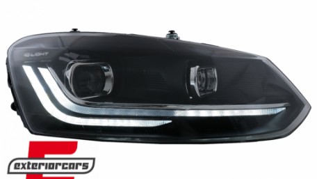 Prednja svjetla LED DRL SEQ žmigavci / VW Polo Mk5 6R 6C (2009-2017), LPVX16