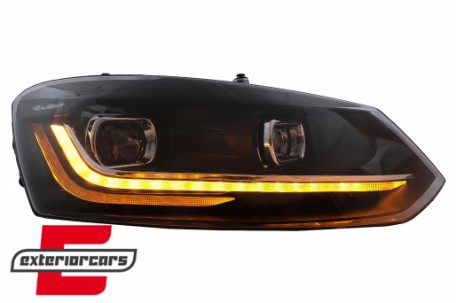 Prednja svjetla LED DRL SEQ žmigavci / VW Polo Mk5 6R 6C (2009-2017), LPVX16