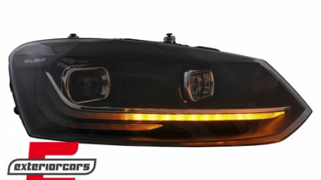 Prednja svjetla LED DRL SEQ žmigavci / VW Polo Mk5 6R 6C (2009-2017), LPVX16