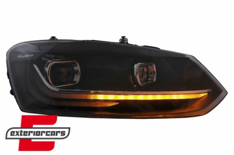 Prednja svjetla LED DRL SEQ žmigavci / VW Polo Mk5 6R 6C (2009-2017), LPVX16