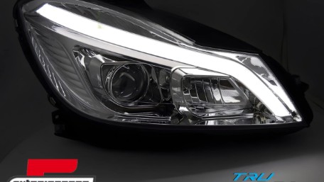 Prednja svjetla LED DRL SEQ žmigavci W20
5 look (chrome) / Mercedes C-klasa W204 S204 C204 Facelift (2011-2014), LPMEF2