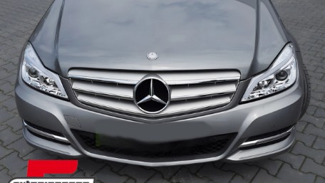 Prednja svjetla LED DRL SEQ žmigavci W205 look (chrome) / Mercedes C-klasa W204 S204 C204 Facelift (2011-2014), LPMEF2