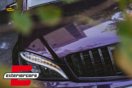 Prednja svjetla LED DRL SEQ žmigavci W205 look (crna) / Mercedes C klasa W204 S204 limuzina karavan (2007-2010), LPMEC4