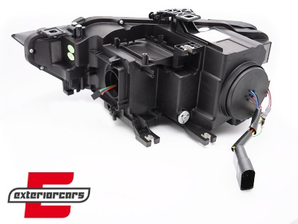 Prednja svjetla LED DRL SEQ žmigavci Xenon (chrome) / Audi A5 8T Facelift (2012-2016), LPAUG1