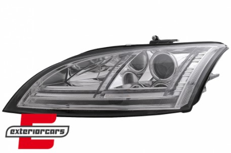 Prednja svjetla LED DRL SEQ žmigavci Xenon (chrome) / Audi TT 8J (2006-2010), LPAUE2