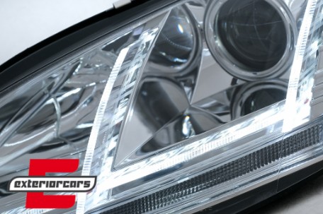 Prednja svjetla LED DRL SEQ žmigavci Xenon (chrome) / Audi TT 8J (2006-2010), LPAUE2