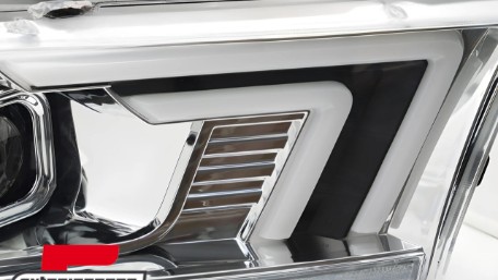 Prednja svjetla LED DRL SEQ žmigavci XENON (chrome) / Dodge Durango (2010-2013), LPDO50