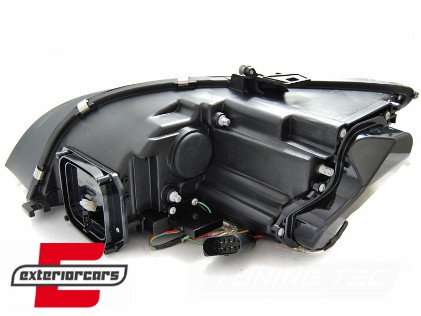 Prednja svjetla LED DRL SEQ žmigavci Xenon (crna) / Audi TT 8J (2006-2010), LPAUE3