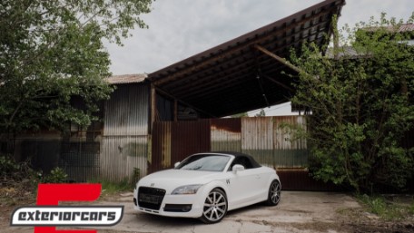 Prednja svjetla LED DRL SEQ žmigavci Xenon (crna) / Audi TT 8J (2006-2010), LPAUE3
