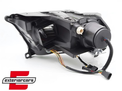Prednja svjetla LED DRL SEQ žmigavci XENON (crna) / Dodge Durango (2010-2013), LPDO51
