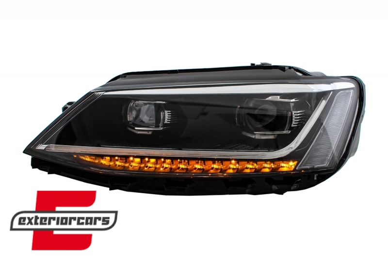 Prednja svjetla LED DRL SEQ žmigavci Xenon Matrix look / VW Jetta Mk6
 VI (2011-2018), LPVX02