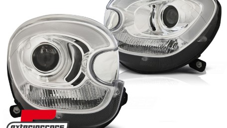 Prednja svjetla LED DRL TubeLight dizajn (chrome) / Mini Countryman R60 Paceman R61 (2010-2016), LPMC14
