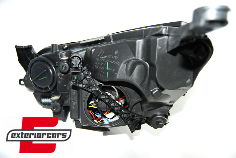 Prednja svjetla LED DRL TubeLight dizajn (chrome) / Opel Astra J (2010-2012), LPOP98