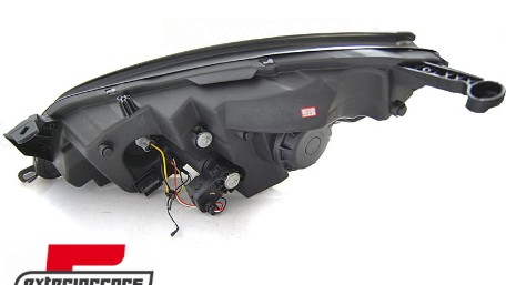 Prednja svjetla LED DRL TubeLight dizajn (chrome) / Opel Astra J (2010-2015), LPOPA0