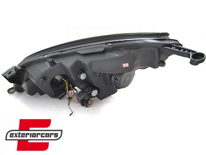 Prednja svjetla LED DRL TubeLight dizajn (chrome) / Opel Astra J (2010-2015), LPOPA0