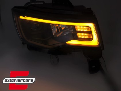 Prednja svjetla LED DRL TubeLight dizajn (crna) / Jeep Grand Cherokee (2016-2021), LPCH44