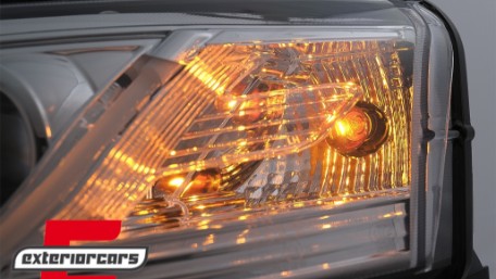 Prednja svjetla LED DRL TubeLights (chrome) / Audi A6 4F C6 (04.2004-2008), LPAUC7